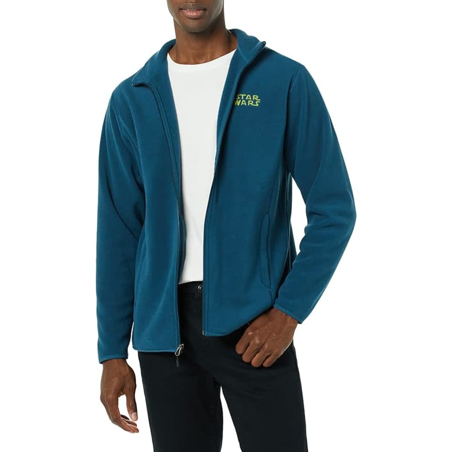 Amazon Essentials Star Wars Men's Polar Fleece Mock Jacket: $14