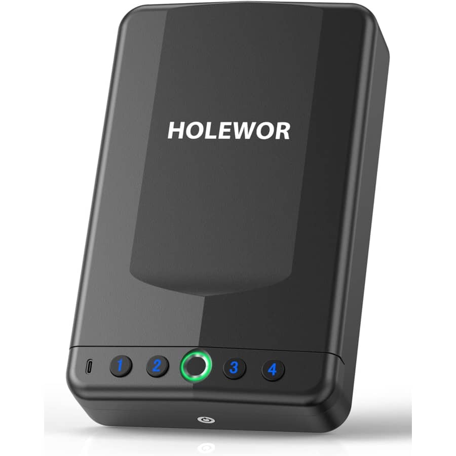 Portable Biometric Gun Safe: $44.99