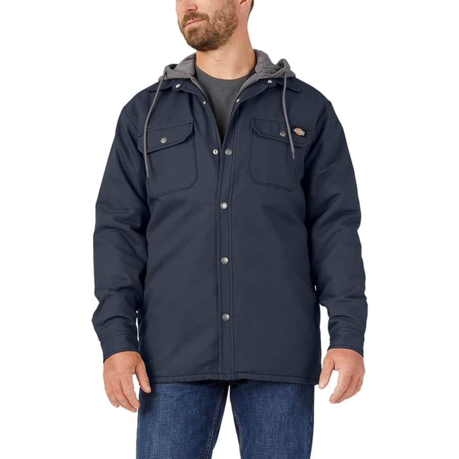 Dickies Men's Duck Shirt Jacket w/ Hydroshield: $45.60 Dickies Men's Duck Shirt Jacket w/ Hydroshield: $45.60