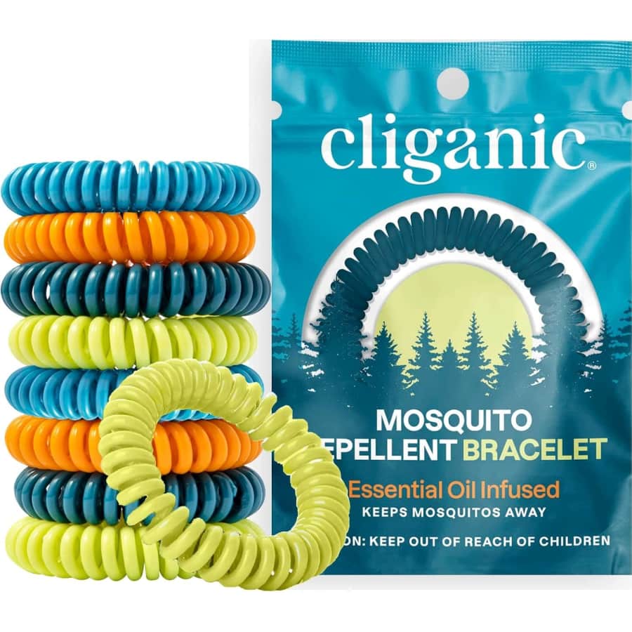 Cliganic Mosquito Repellent Bracelet 10-Pack: $6.99 Cliganic Mosquito Repellent Bracelet 10-Pack: $6.99