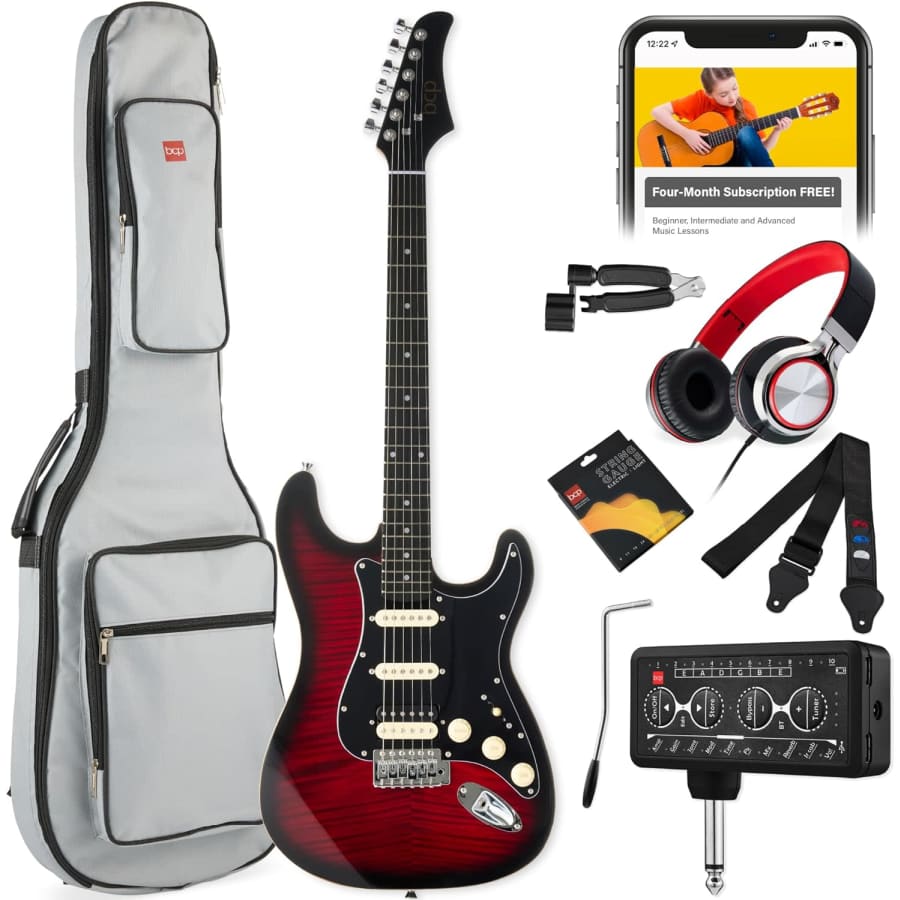 Best Choice Products Beginner HSS Electric Guitar Kit: $120