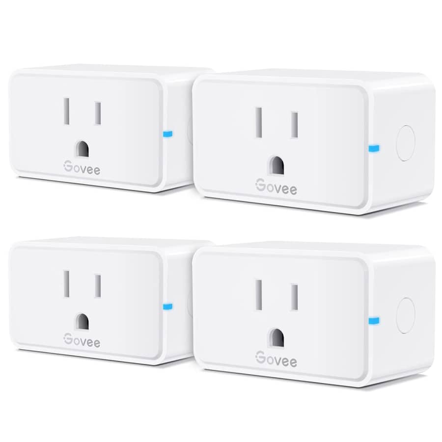 Govee 15A WiFi Bluetooth Smart Plug 4-Pack: $22 Govee 15A WiFi Bluetooth Smart Plug 4-Pack: $22