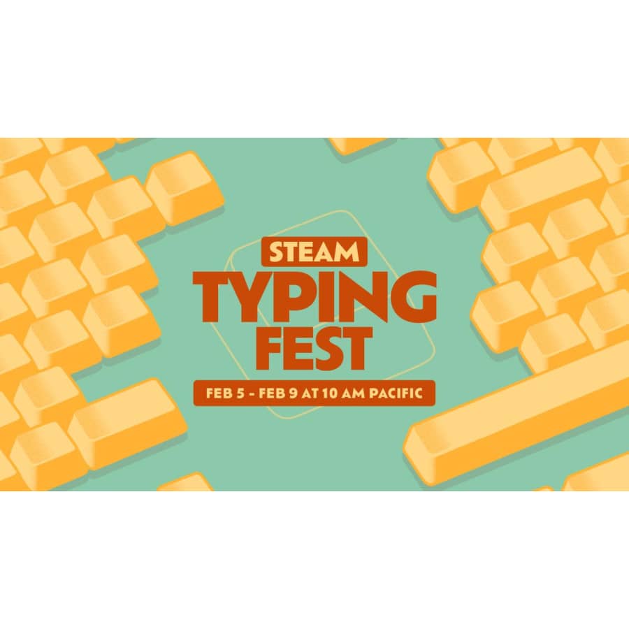 Steam Typing Fest: Up to 95% off Steam Typing Fest: Up to 95% off