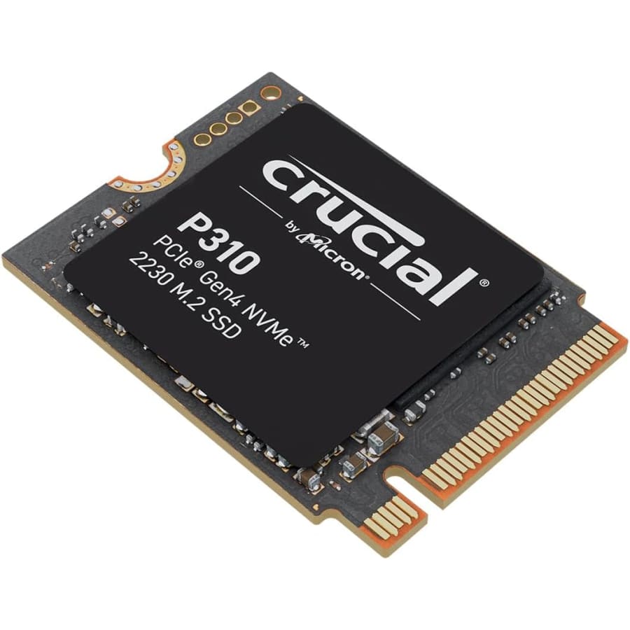 Crucial P310 2TB PCIe Gen4 2230 NVMe M.2 SSD (2024): $140 Crucial P310 2TB PCIe Gen4 2230 NVMe M.2 SSD (2024): $140