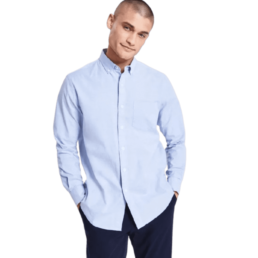 Club Room Men's Solid Stretch Oxford Cotton Shirt: $13.66