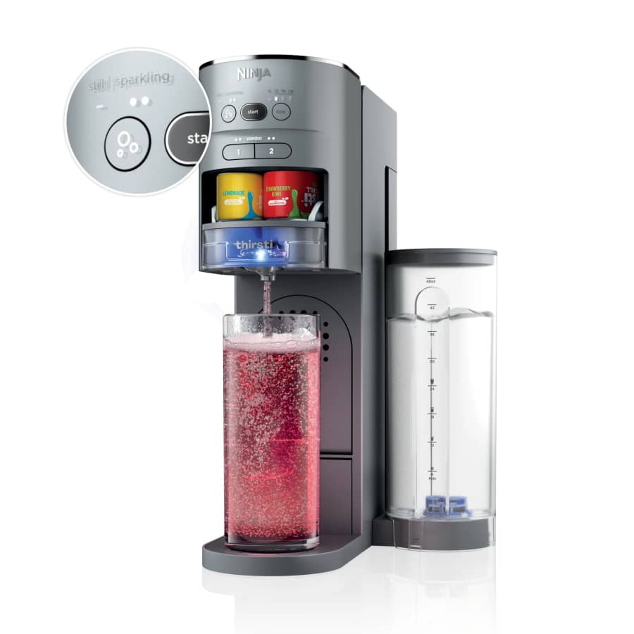 Ninja Thirsti Drink System with CO2 Cylinder: $99 Ninja Thirsti Drink System with CO2 Cylinder: $99