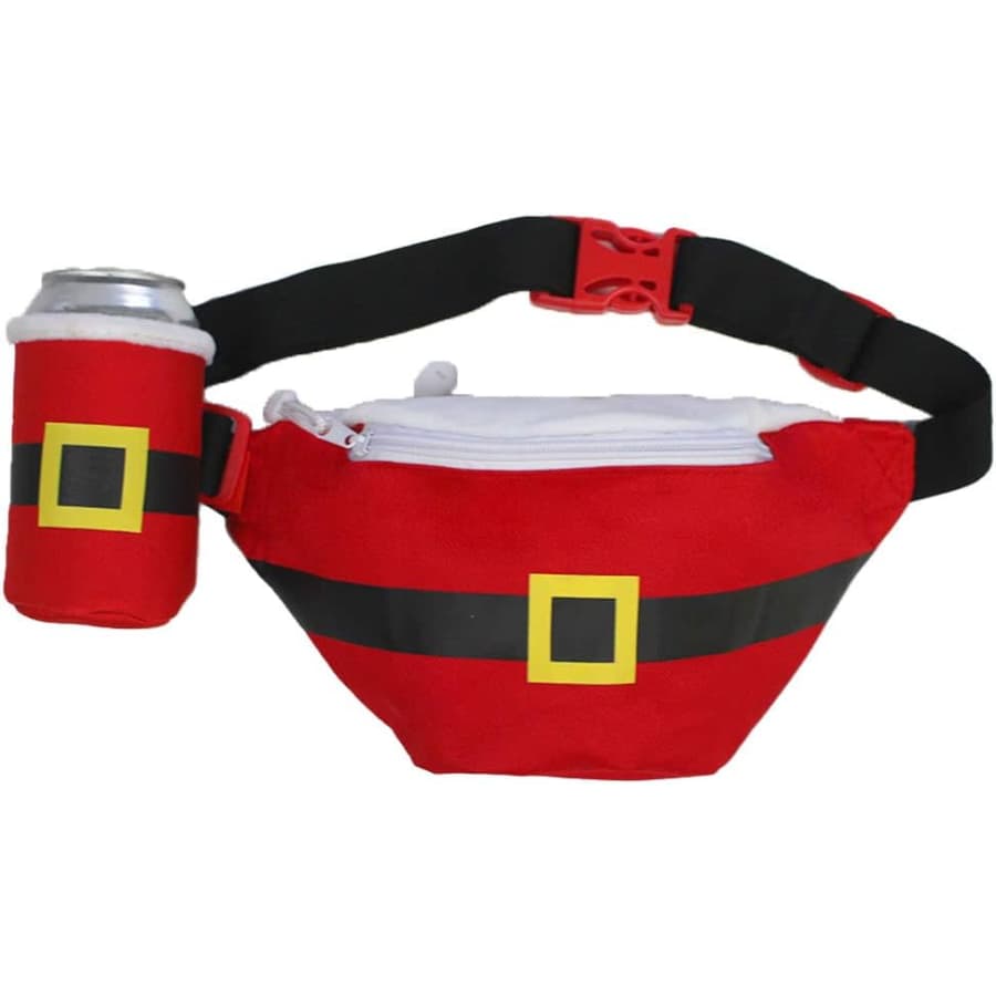 Tipsy Elves Santa Claus Fanny Pack w/ Drink Holder: $14.95