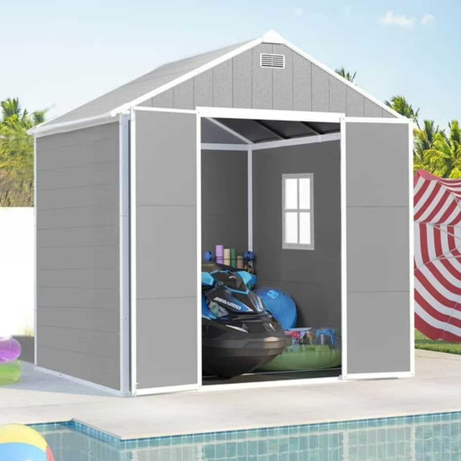 Seizeen 82'' Outdoor Shed & Storage: $319.99