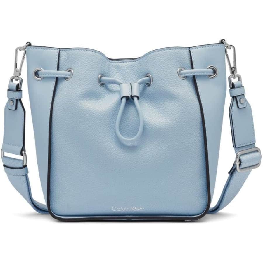 Calvin Klein Holt Drawstring Crossbody Bag: $43