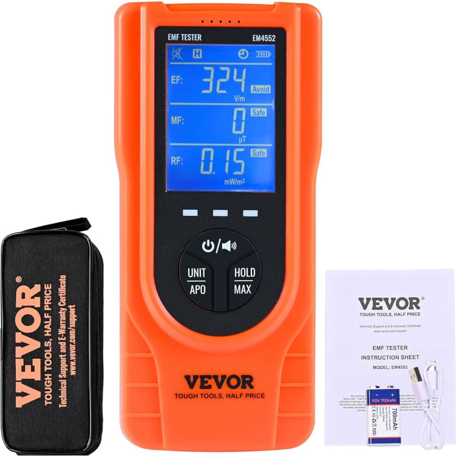 Vevor 3-in-1 EMF Meter: $12.99