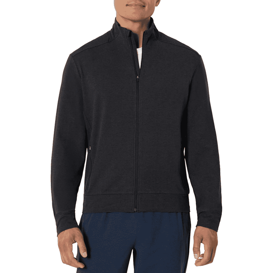Amazon Essentials Men's Zip-Up Jacket: $9.99