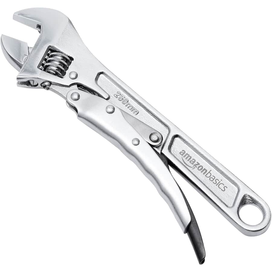 Amazon Basics Locking Adjustable Wrench: $13 Amazon Basics Locking Adjustable Wrench: $13