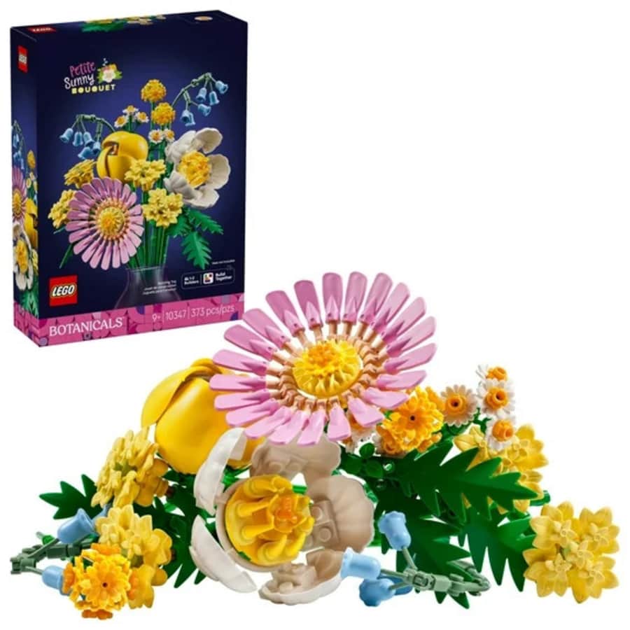 LEGO Botanicals Petite Sunny Bouquet Flower Set: $21