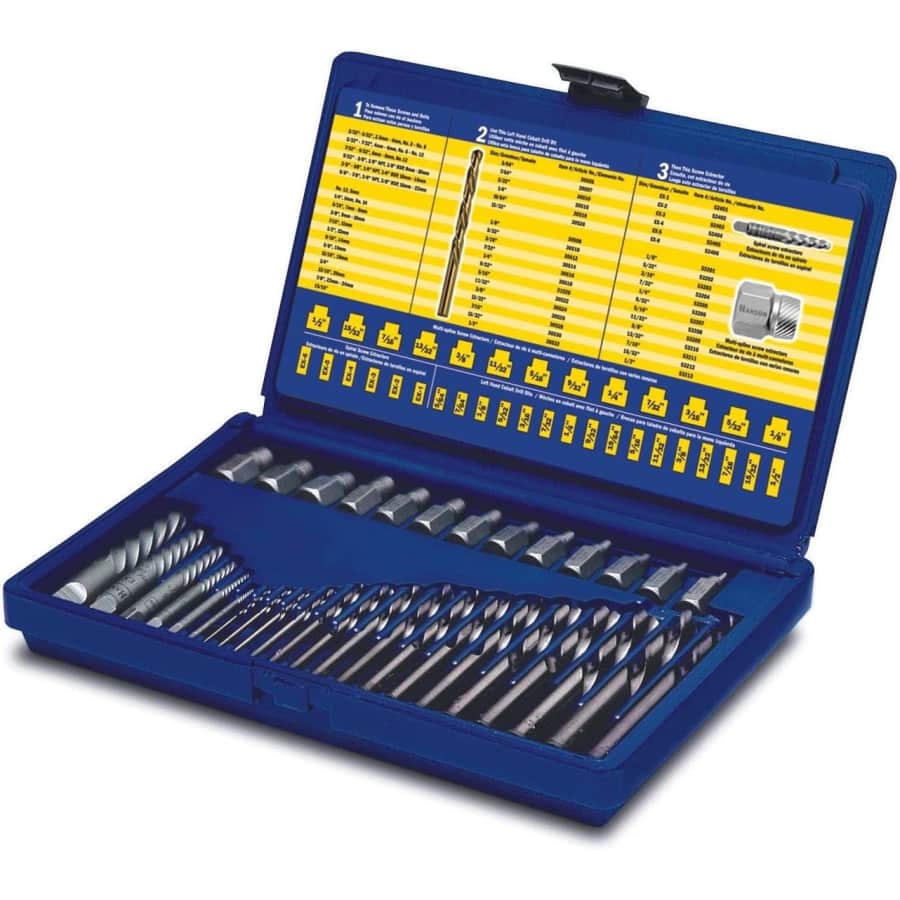 Irwin Tools Hanson Screw Extractor and Drill Bit Set: $150