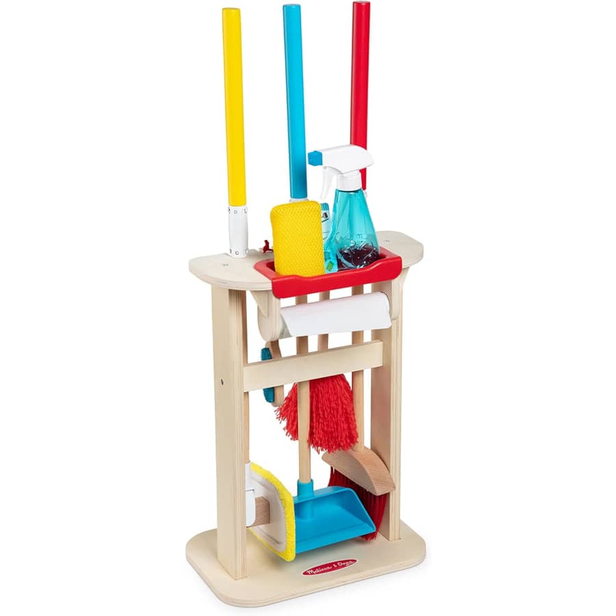 Melissa & Doug Deluxe Sparkle & Shine Cleaning Play Set: $39.49