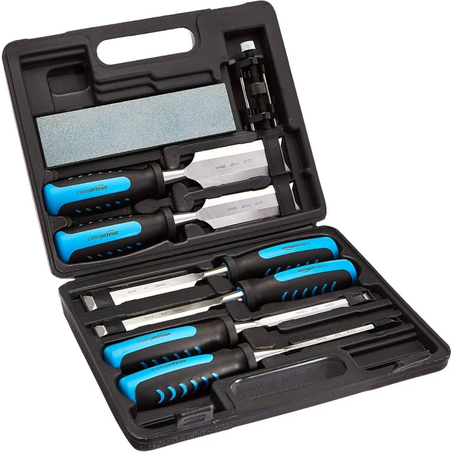 Amazon Basics 8-Piece Wood Carving Chisel Set: $18 Amazon Basics 8-Piece Wood Carving Chisel Set: $18