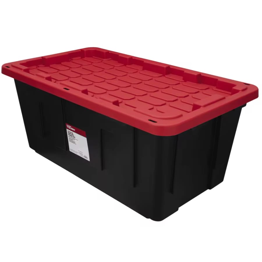 Hyper Tough 40-Gallon Storage Bin w/ Lid: $20.31