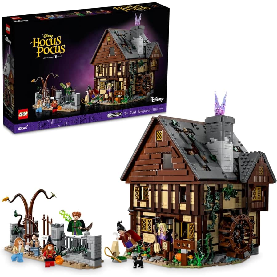 LEGO Ideas Hocus Pocus The Sanderson Sister's Cottage Building Set: $172 LEGO Ideas Hocus Pocus The Sanderson Sister's Cottage Building Set: $172