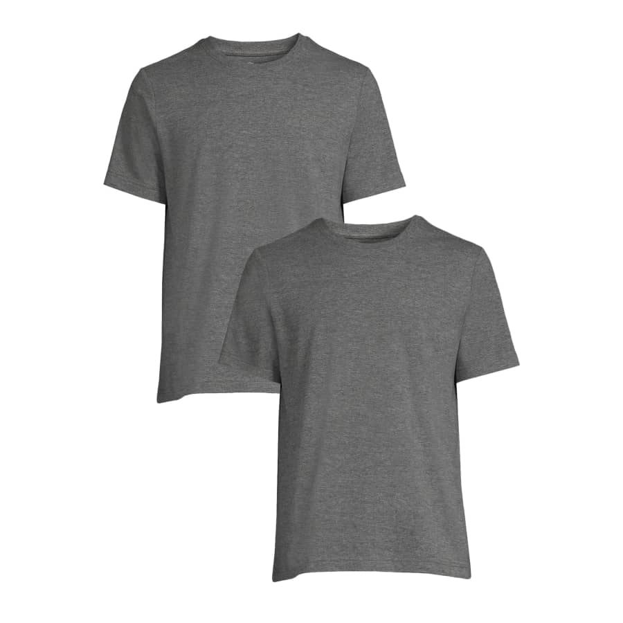 Athletic Works Men's Crew Neck Tee 2-Pack: From $4.95