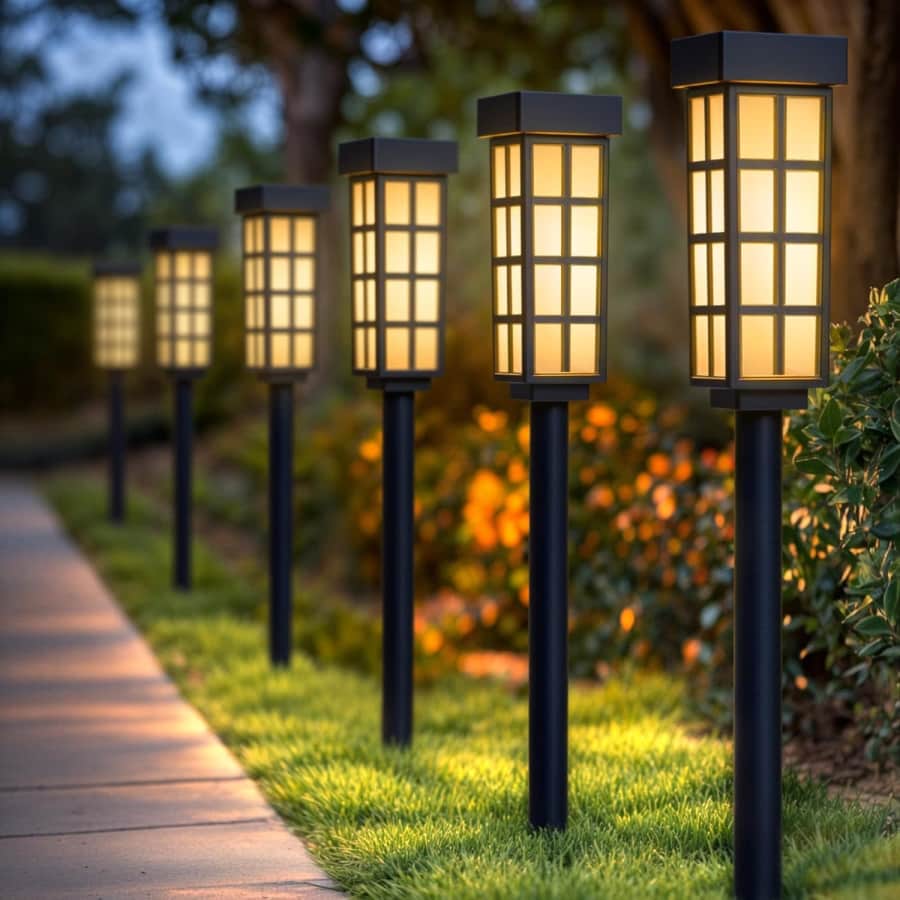 24" Solar Pathway Light 8-Pack: $25 24" Solar Pathway Light 8-Pack: $25