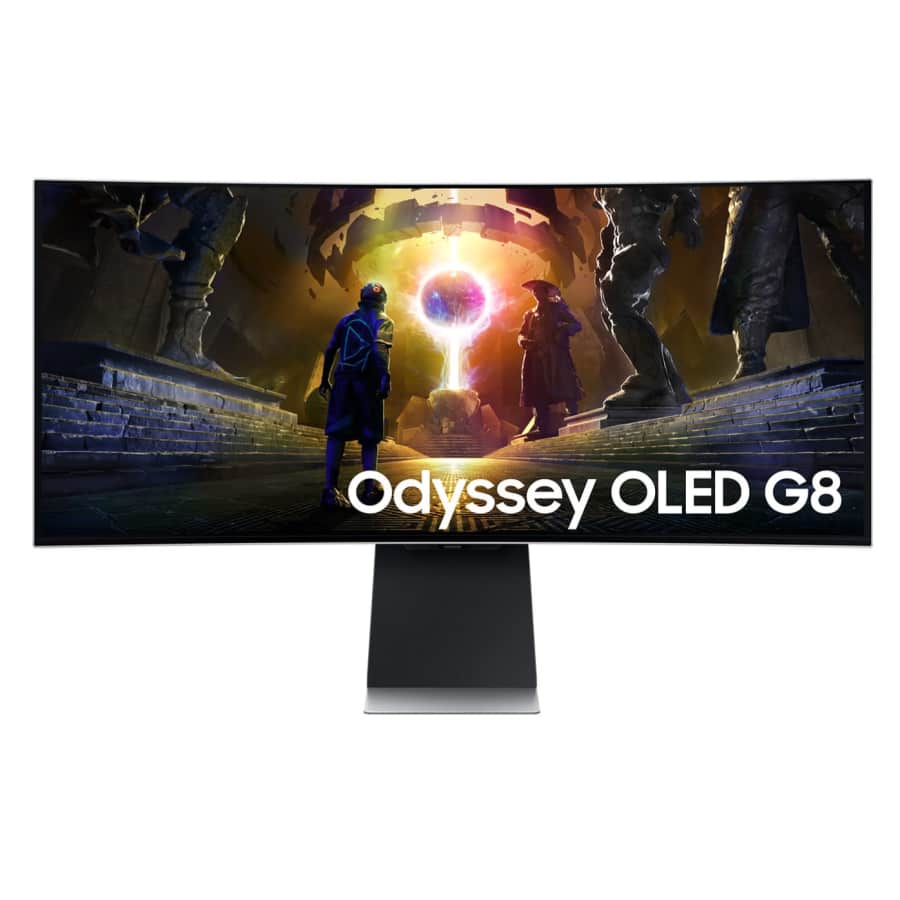 Samsung Odyssey 34" Ultra-WQHD 1440p Curved 175Hz FreeSync OLED Monitor: $400 off + free Viewfinity S8 Monitor Samsung Odyssey 34" Ultra-WQHD 1440p Curved 175Hz FreeSync OLED Monitor: $400 off + free Viewfinity S8 Monitor