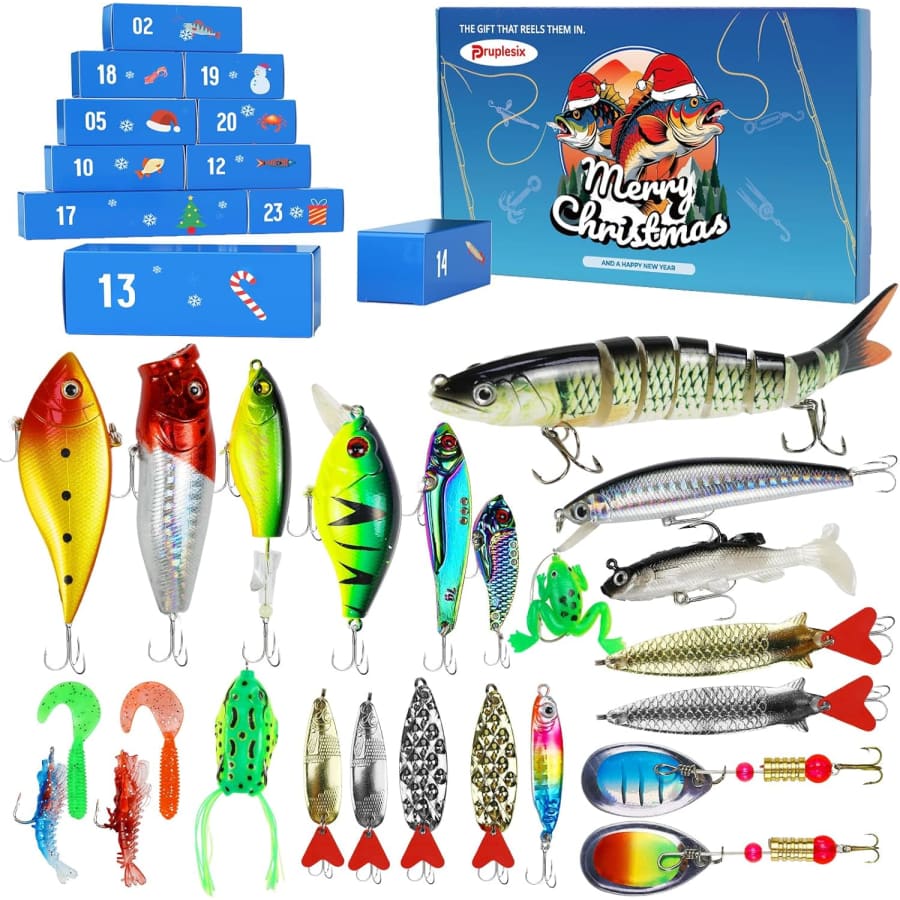 Fishing Lure Advent Calendar 2025: $9.99