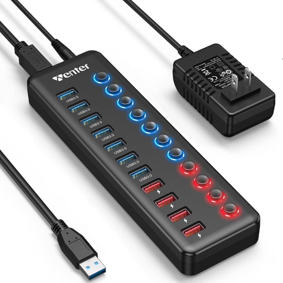 Wenter 11-Port USB 3.0 Hub: $28 w/ Prime Wenter 11-Port USB 3.0 Hub: $28 w/ Prime