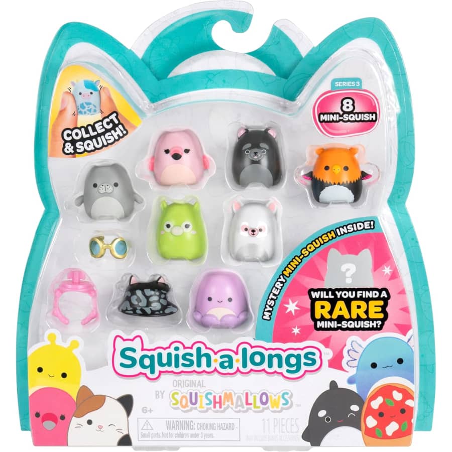 Squish-a-longs Mini-Squish 8-Pack: $5.90