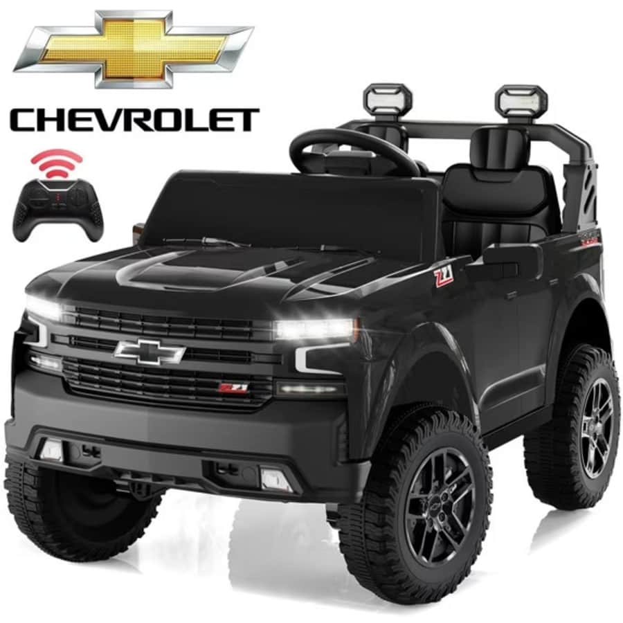 iYofe Chevrolet Silverado 24V Ride-On Car: $289.99