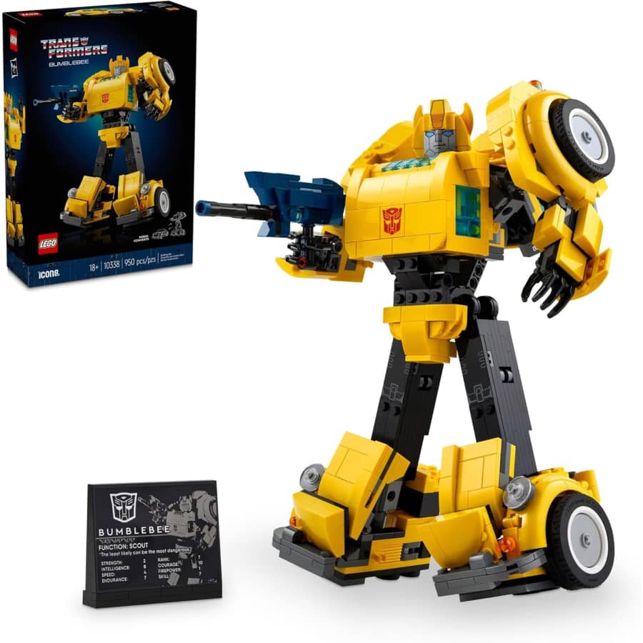 LEGO Icons Transformers Bumblebee: $76 LEGO Icons Transformers Bumblebee: $76