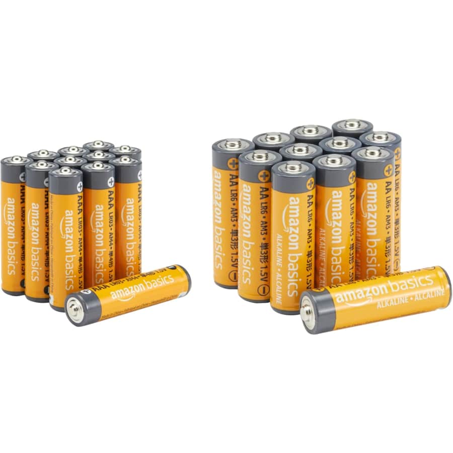 Amazon Basics 24-Count AA & AAA High-Performance Alkaline Batteries Value Pack: $9.30 via Subscribe & Save w/ Prime