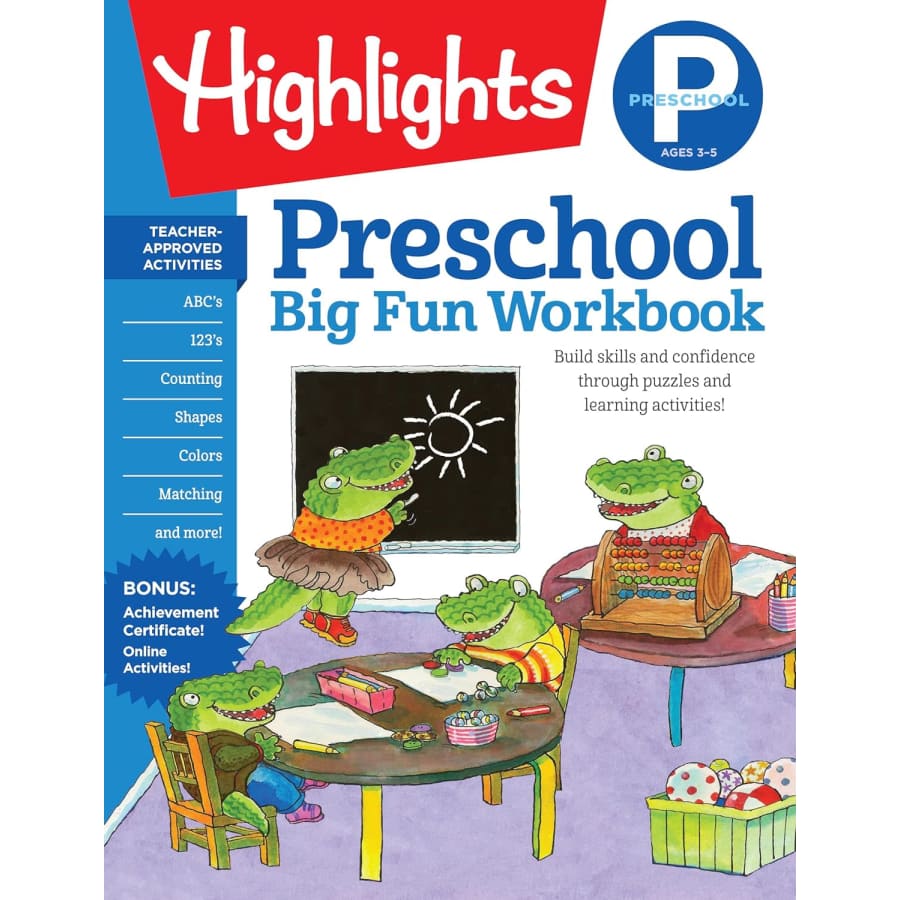 Preschool Big Fun Workbook: $5.93 Preschool Big Fun Workbook: $5.93