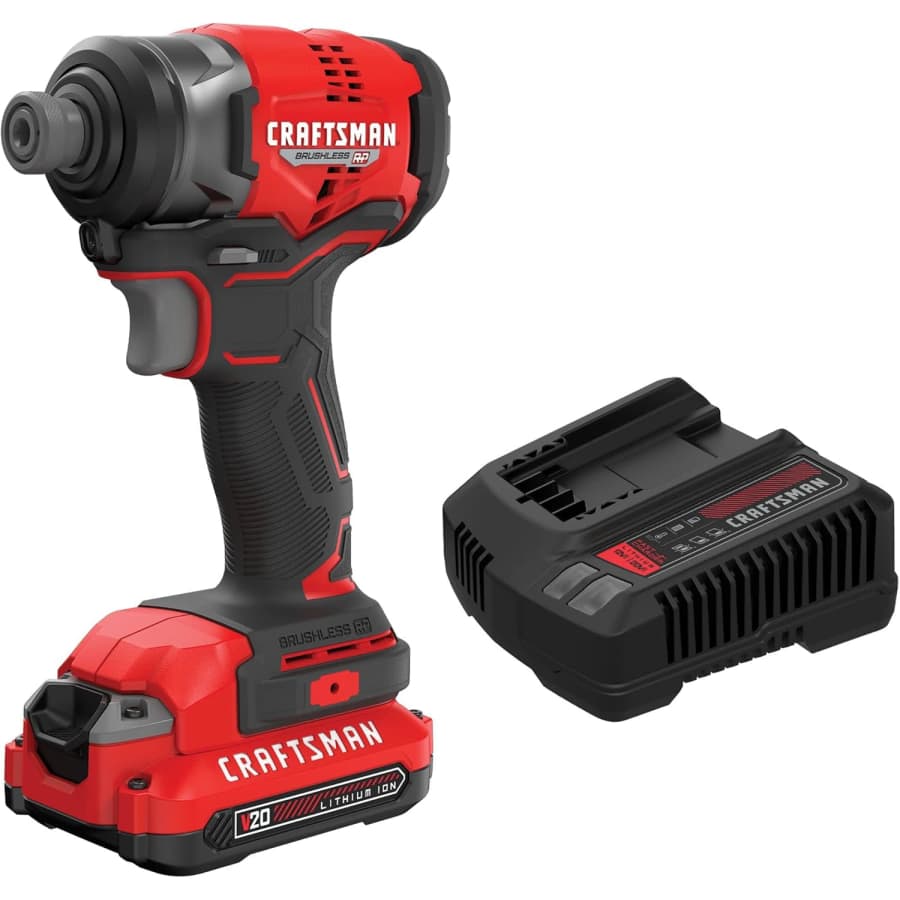 Craftsman V20 1/4" Cordless Impact Driver Kit w/ Battery, Charger: $59 Craftsman V20 1/4" Cordless Impact Driver Kit w/ Battery, Charger: $59