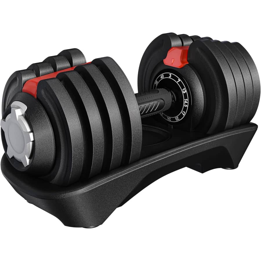 4-in-1 Adjustable Dumbbell Set: $84 4-in-1 Adjustable Dumbbell Set: $84