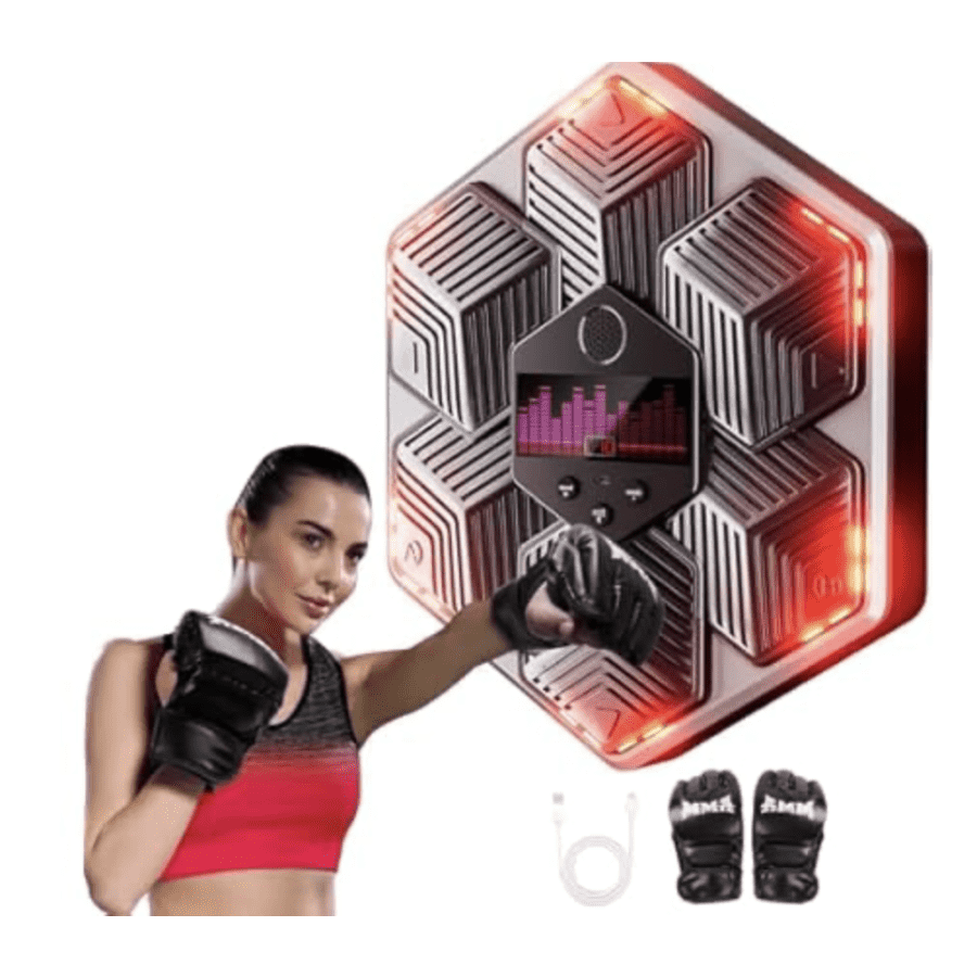 Vagau Wall Boxing Machine with Gloves: $25