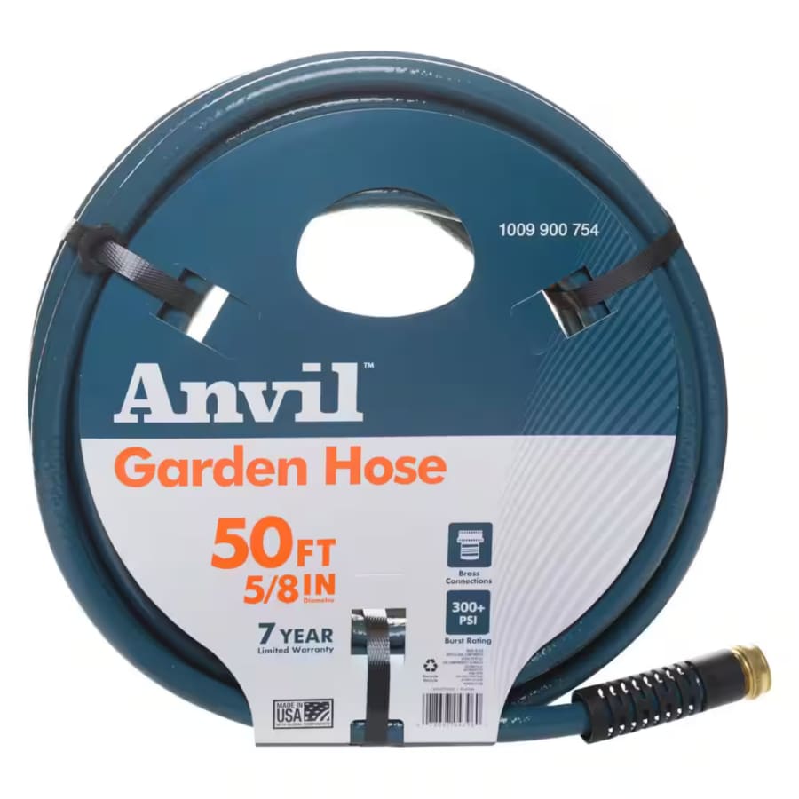 Anvil 5/8" x 50-Foot Garden Hose: $15