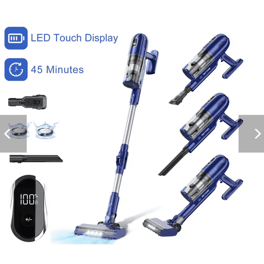 PrettyCare P1 Cordless Vacuum Cleaner: $56 PrettyCare P1 Cordless Vacuum Cleaner: $56