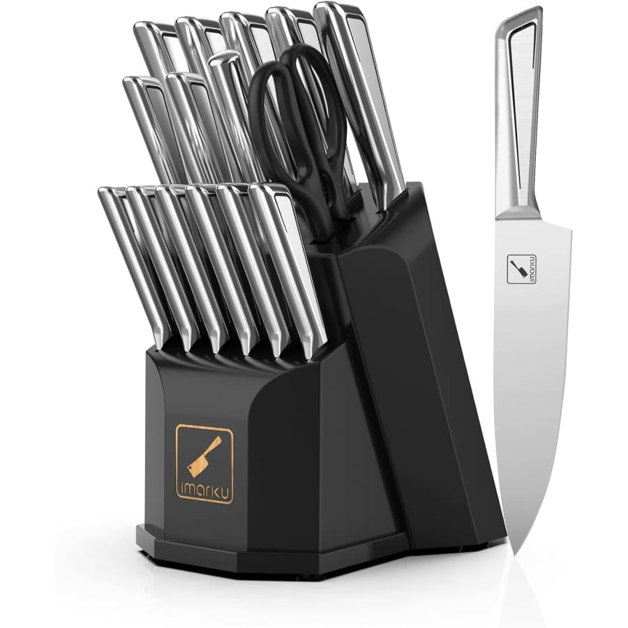 Imarku 16-Piece Kitchen Knife Set: $50
