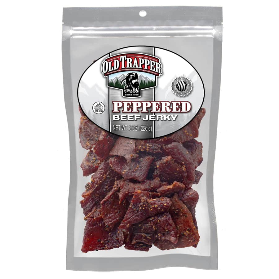 Old Trapper 8-oz. Peppered Beef Jerky: $9.89