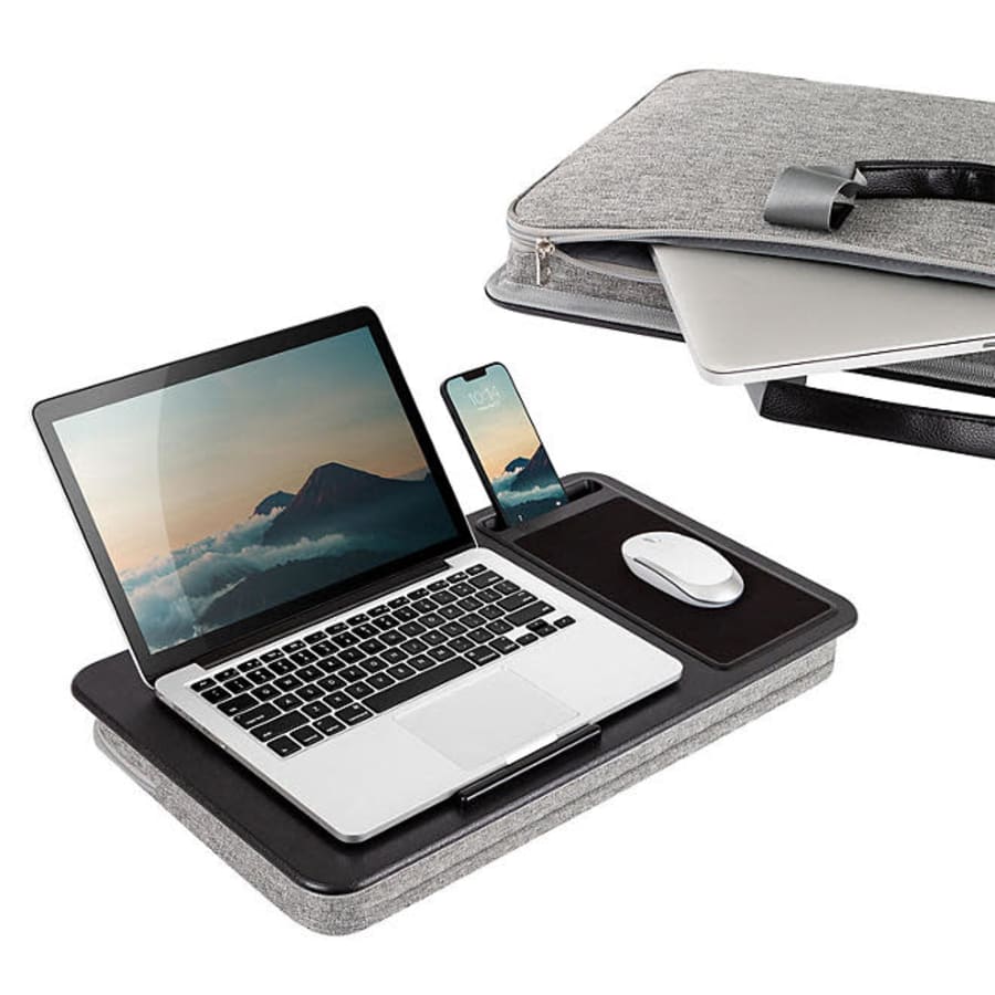 LapGear Home Office Lap Desk with Storage: $24.87
