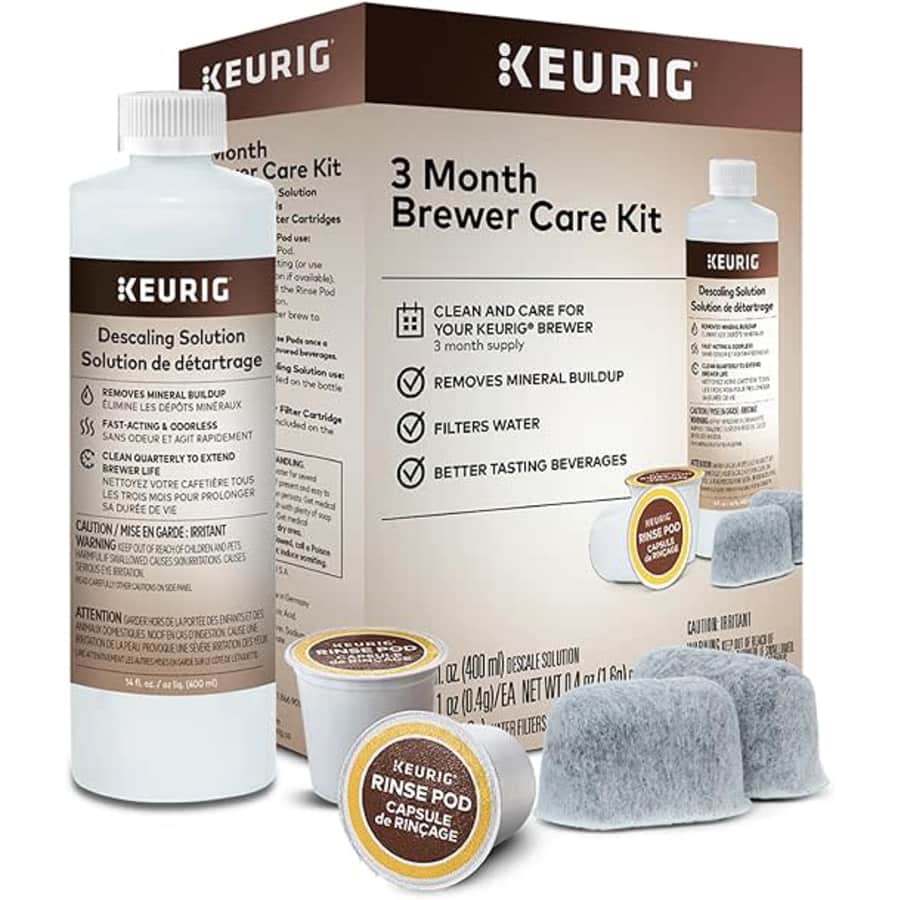 Keurig 3-Month Brewer Maintenance Care Kit: $9.99 Keurig 3-Month Brewer Maintenance Care Kit: $9.99