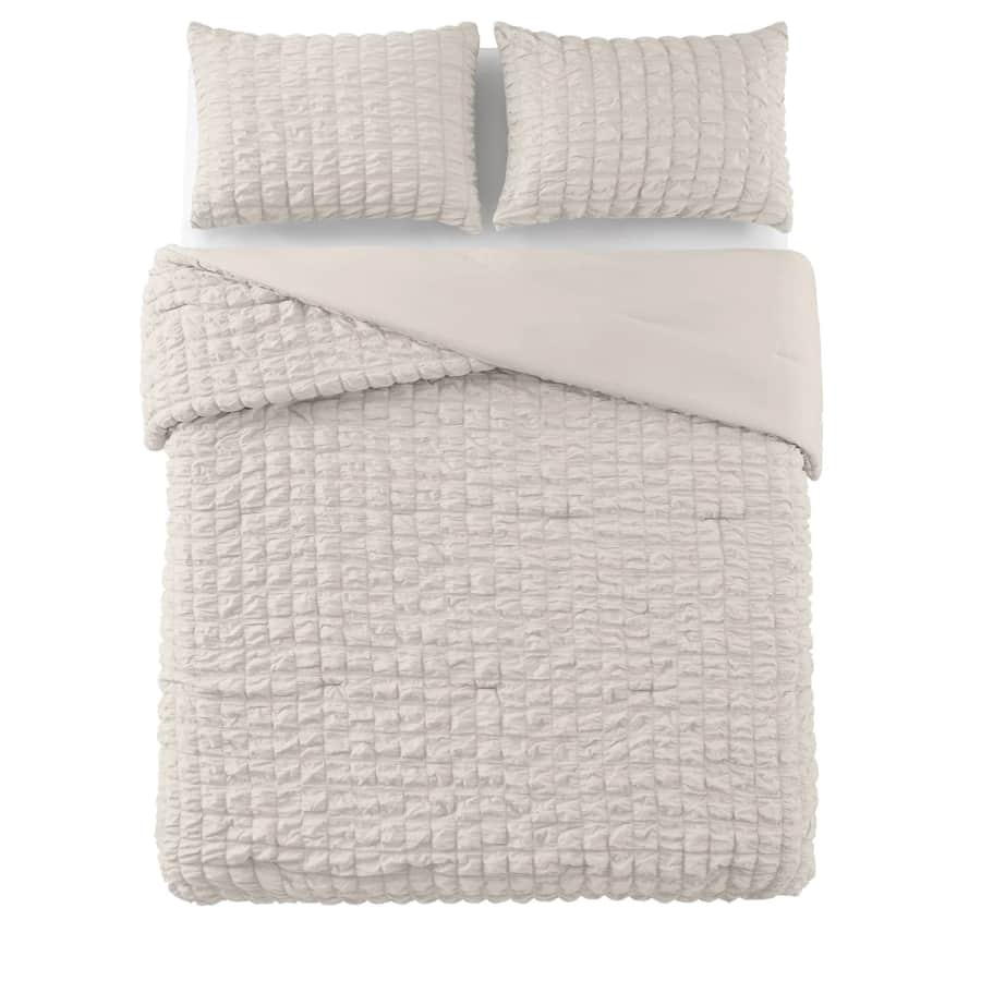 Mainstays 3-Piece Seersucker Full/Queen Comforter Set: $17.04 Mainstays 3-Piece Seersucker Full/Queen Comforter Set: $17.04