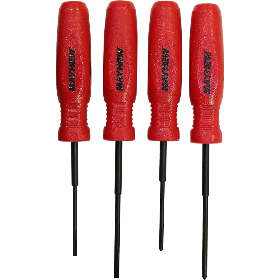 Mayhew Tools 4-Piece Micro Screwdriver Set: $15.50 Mayhew Tools 4-Piece Micro Screwdriver Set: $15.50