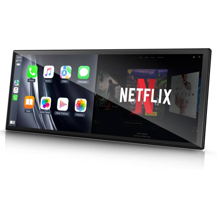 Lamtto 10.25'' Wireless Carplay Screen with Entertainment Apps: $78.39
