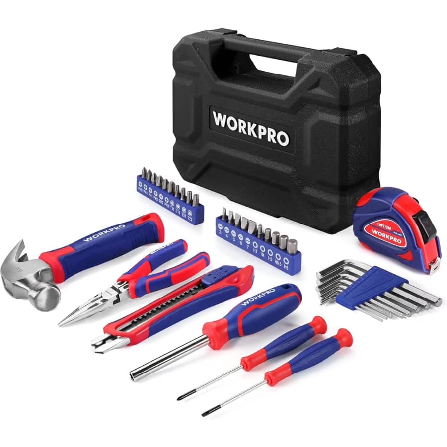 WorkPro 35-Piece Home Tool Kit: $13