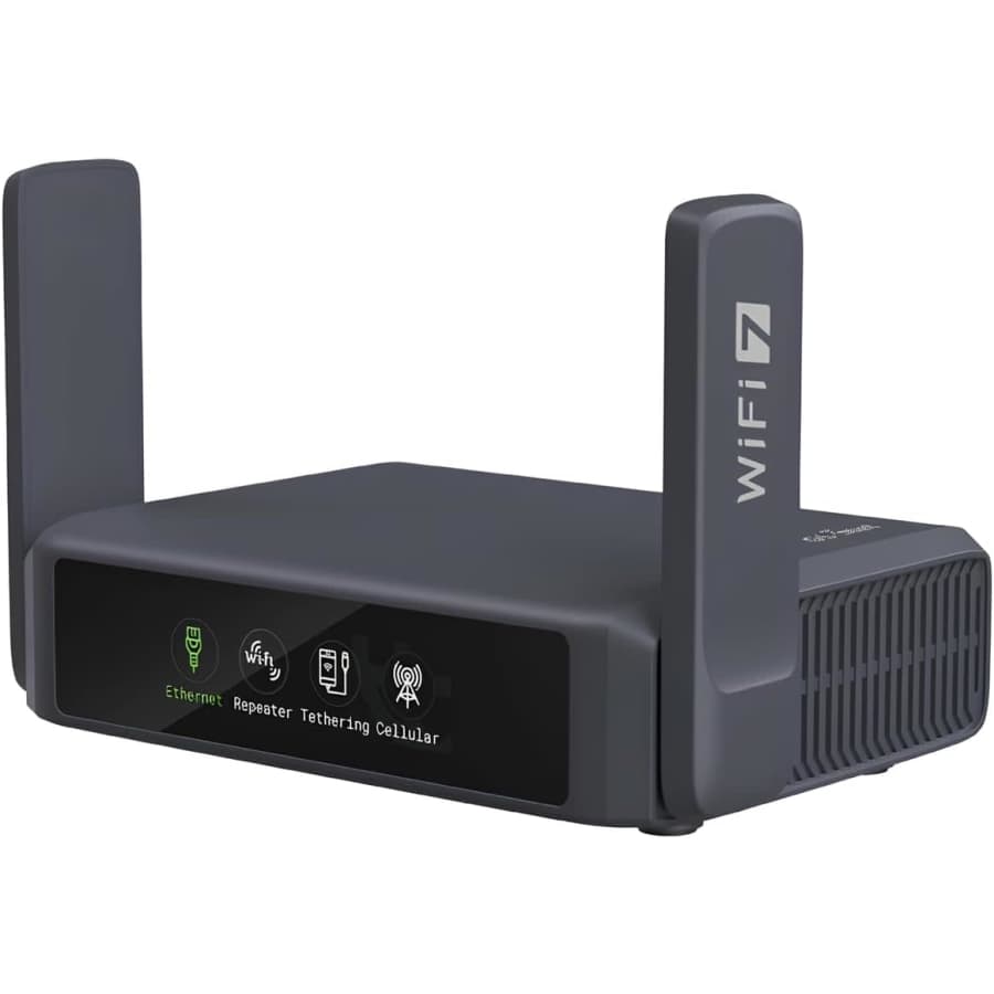 GL.iNet Slate 7 Dual-Band Wi-Fi 7 Portable Router: $121 w/ Prime