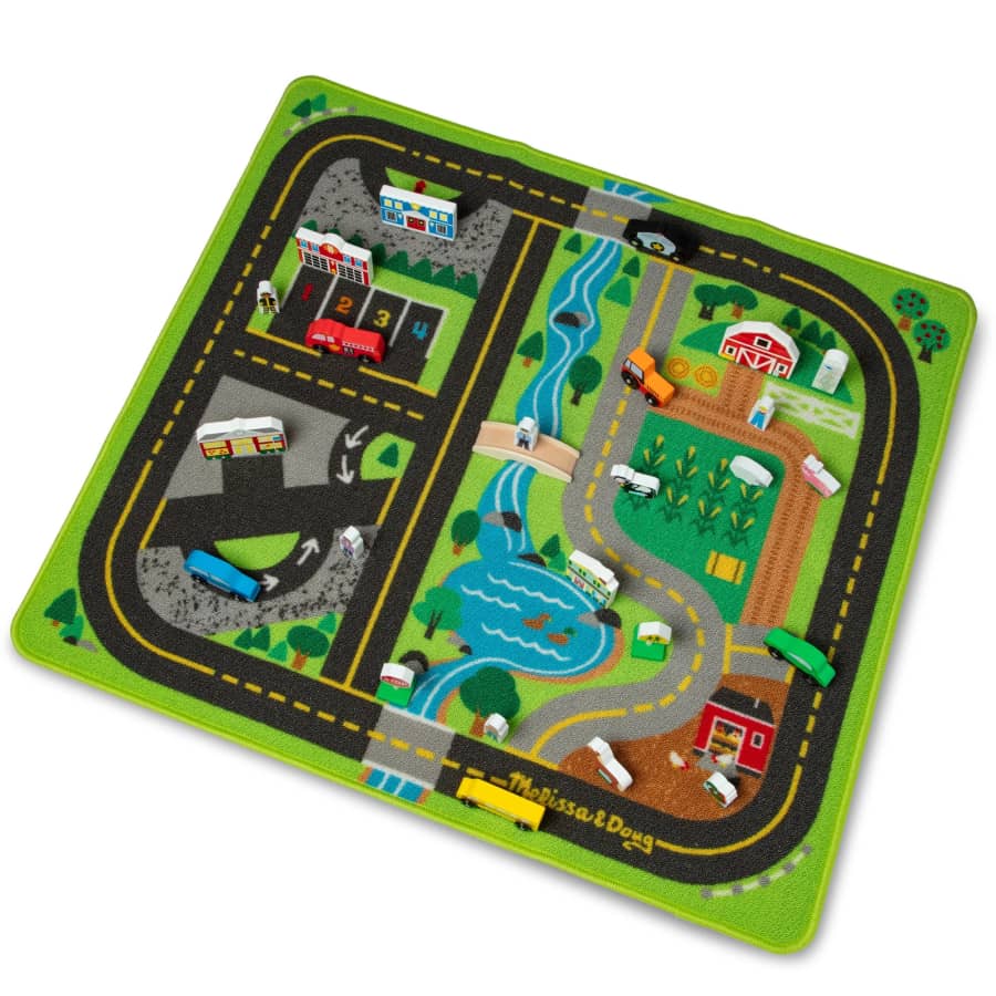 Melissa & Doug Create a Town Activity Rug Play Set: $25