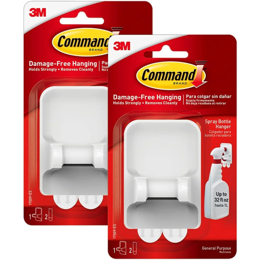 Command Spray Bottle Holder 2-Pack: $5.93 Command Spray Bottle Holder 2-Pack: $5.93