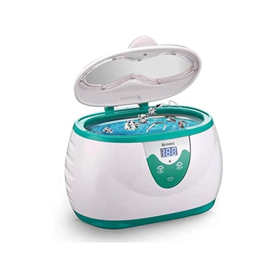 Ultrasonic Jewelry Cleaner w/ Timer: $10