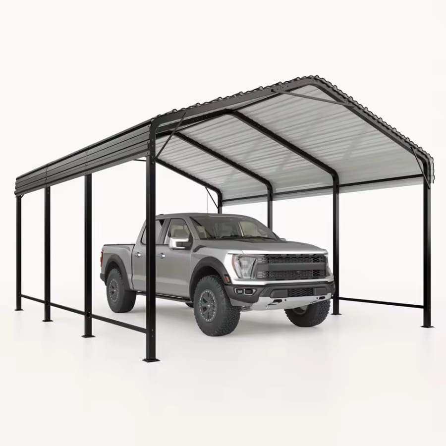Polar Aurora 10x15-Foot Metal Carport: $366.07 Polar Aurora 10x15-Foot Metal Carport: $366.07
